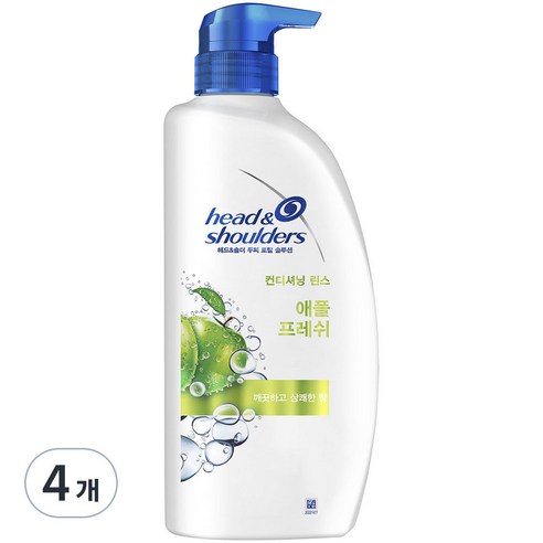 P＆G 헤드앤숄더 애플프레쉬 컨디셔닝 린스 애플향, 1.7L, 1개 헤드앤숄더샴푸