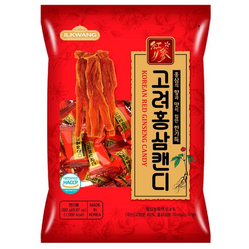 일광제과 고려홍삼캔디, 1개, 280g