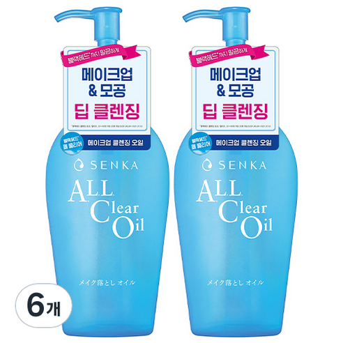 센카 올 클리어 오일, 230ml, 6개