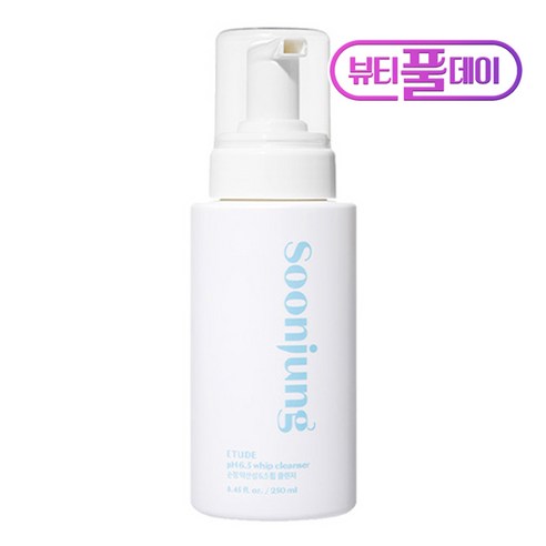 에뛰드하우스 순정 약산성 6.5 휩 클렌저, 250ml, 1개
바디/세안 에뛰드하우스 순정 약산성 6.5 휩 클렌저, 250ml, 1개
바디/세안