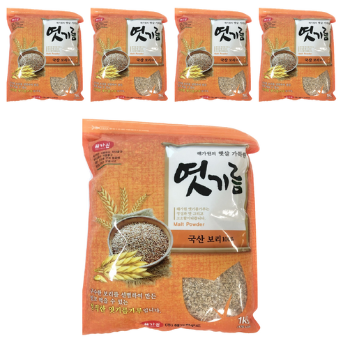 해가원 엿기름 보리, 1kg, 5개