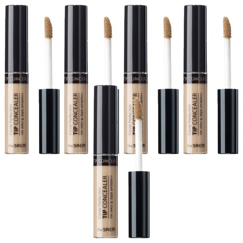 더샘 커버 퍼펙션 팁 컨실러 6.5g, 컨투어 베이지, 5개