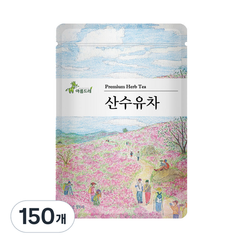 아름드레 삼각티백 산수유차, 1.5g, 25개입, 6개