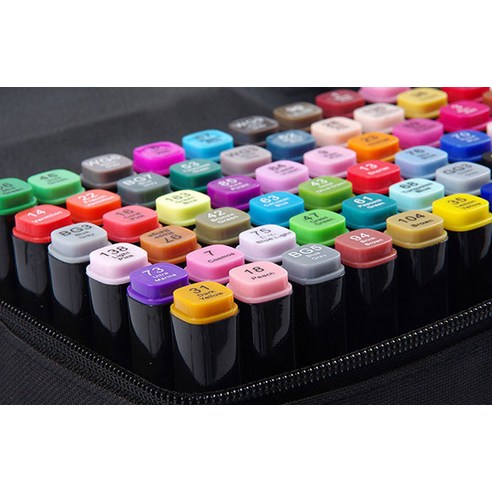 무한한 상상력을 펼쳐낼 80가지 색의 향연, 터치필 더블헤드 마카펜 세트