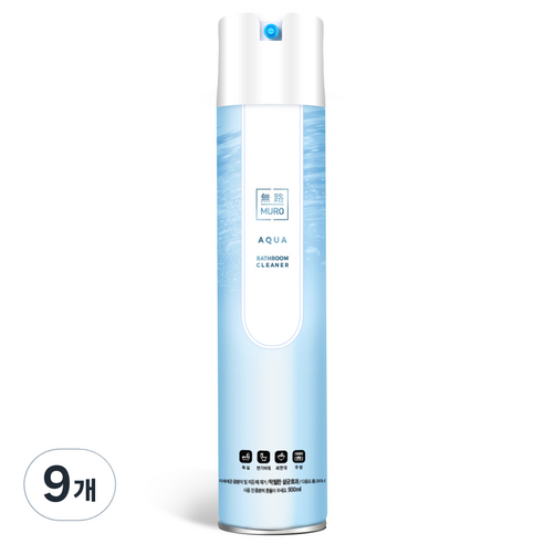 무로 아쿠아 베쓰룸 클리너, 500ml, 9개