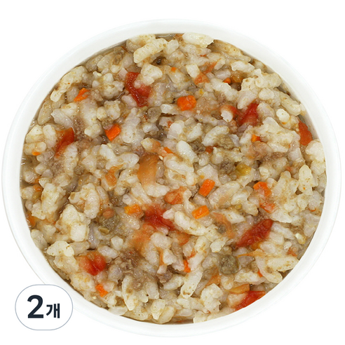 짱죽 유아용 실온 이유식 완료기 아기밥, 혼합맛(비프/토마토), 160g, 2개