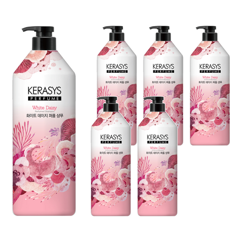 케라시스 화이트 데이지 퍼퓸 샴푸, 6개, 1L