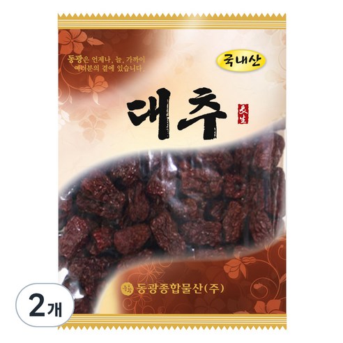 동광종합물산 국내산 경산 대추, 100g, 2개