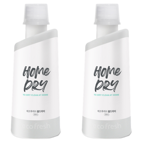 에코후레쉬 홈드라이 세제, 500ml, 2개