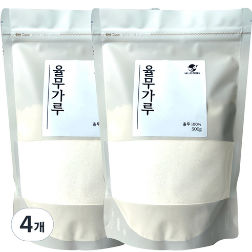헬로우그린 율무가루, 500g, 1개입, 4개