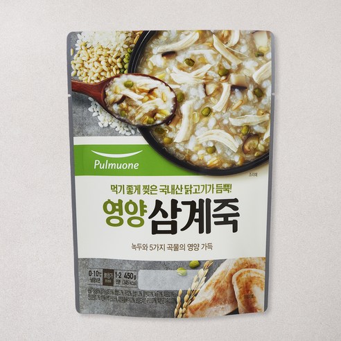 풀무원 영양 삼계죽 (냉장), 450g, 1개