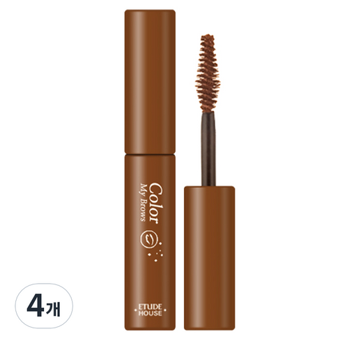 에뛰드 청순거짓 아이브라우 카라 4.5g, 4호 내추럴브라운, 4개