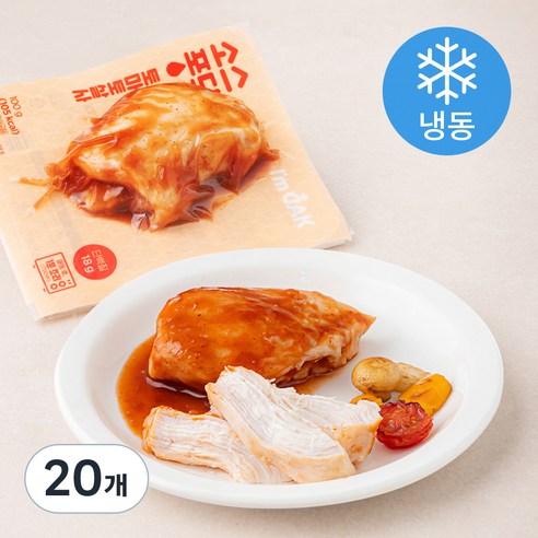 아임닭 소스퐁닭 토마토살사 (냉동), 100g, 20개