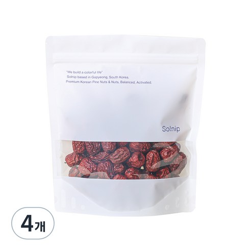 솔닙 경북 청도 2024년산 특초 건대추, 300g, 4개