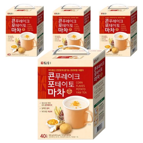 담터 콘푸레이크 포테이토 마차, 22g, 40개입, 4개