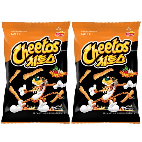 치토스 매콤달콤한맛, 134g, 2개