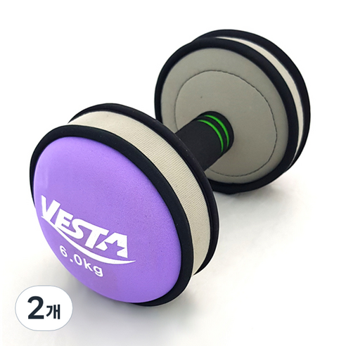 VESTA 소프트 안전 아령 6kg, 2개