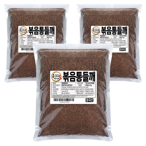 복이네먹거리 볶음 통들깨, 300g, 3개