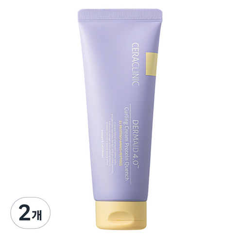 세라클리닉 더마이드 4.0 컬링 크림 프로테인 퀀치, 2개, 150ml