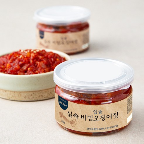 입술 실속 비빔오징어젓, 400g, 1개