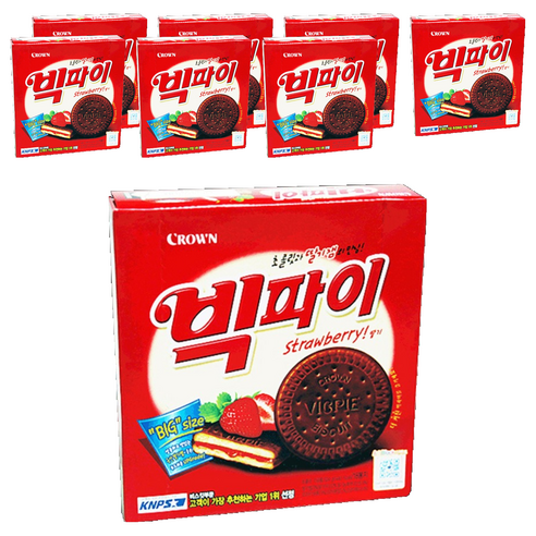 크라운 빅파이 딸기