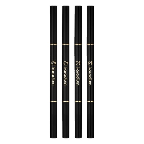 카라디움 오토 아이브로우 펜슬 0.18g, 3호 리얼브라운, 4개