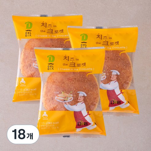 디엔비 치즈 in the 크로켓, 115g, 18개