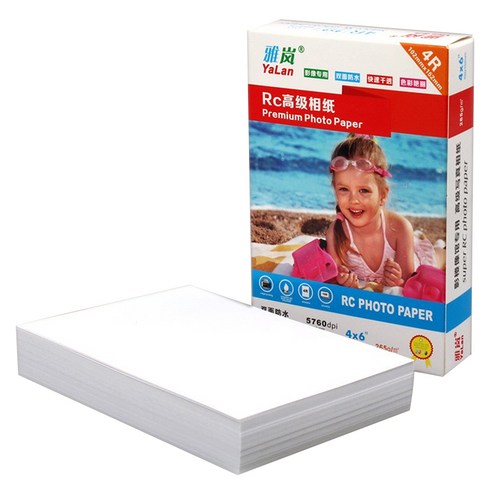 야란 만들하비 고광택 사진 인화지 포토용지 무광, 100개, 4X6