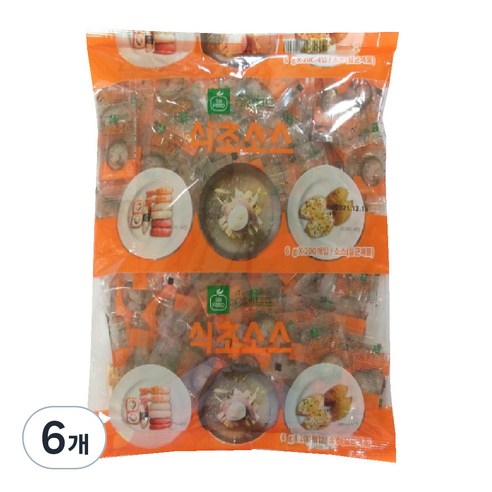 이엔푸드 미니식초, 1.2kg, 6개