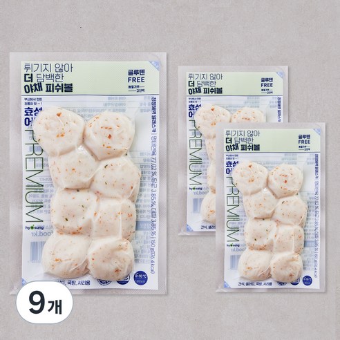 효성어묵 야채 피쉬볼, 150g, 9개