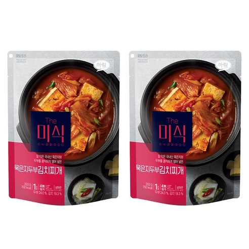 더미식 묵은지두부김치찌개