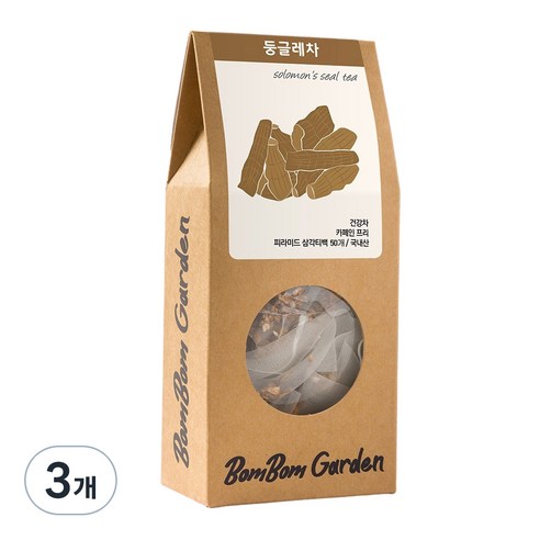 봄봄가든 저온가공 둥글레차, 1g, 50개입, 3개