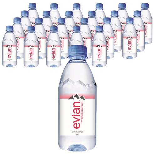 롯데칠성음료 에비앙 330ml, 24개입