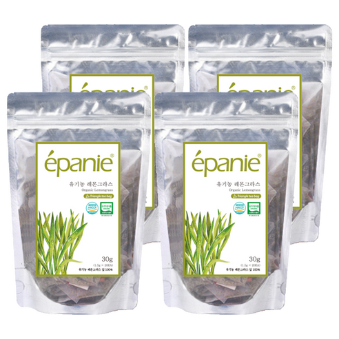 에빠니 유기농차 티백 레몬그라스, 30g, 20개입, 4개