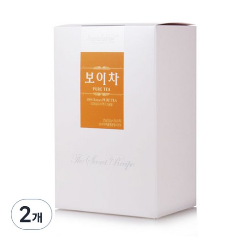 힐링 백장생 보이차, 0.5g, 50개입, 2개