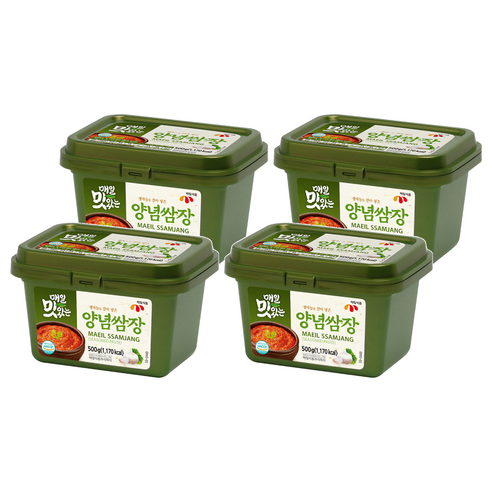 매일식품 매일 맛있는 양념 쌈장, 4개, 500g