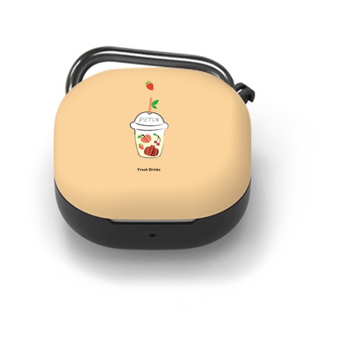 구스페리 드링크 디자인 갤럭시 버즈라이브/버즈프로 케이스 + 키링, 단일상품, 02