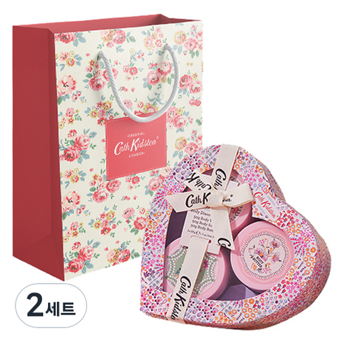 캐스키드슨 바디 워시 + 스크럽 + 바디 버터 + 쇼핑백 선물 디스커버리 세트, 2세트