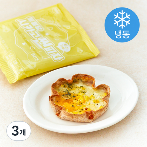다신 통밀당 시카고씬피자 콘치즈 (냉동), 55g, 3개, 1개입