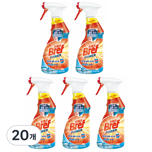 브레프 파워 욕실 세정제, 500ml, 20개