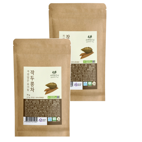 자연담은티 유기농마루 유기농 작두콩차, 2개, 70g, 1개입