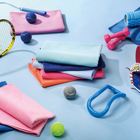 일상에 산뜻함을 더하는 다이넴 초극세사 광촉매 스포츠 타올 민트