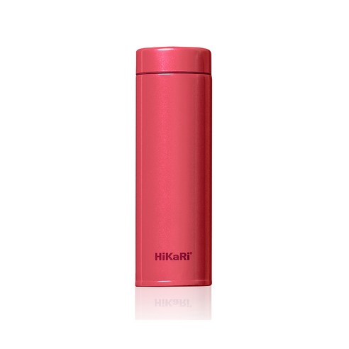HiKaRi 레인보우 미니 보온보냉 스텐 텀블러, 체리, 300ml, 1개