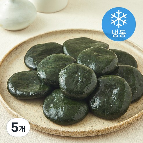 시루조아 우리쌀 쑥향 가득 쑥개떡 (냉동), 500g, 5개