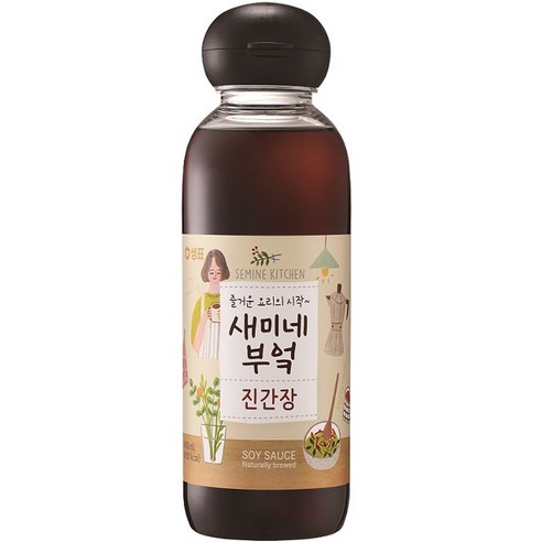 샘표 새미네부엌 진간장, 450ml, 1개