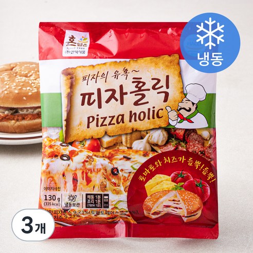 피자홀릭 (냉동), 130g, 1개입, 3개