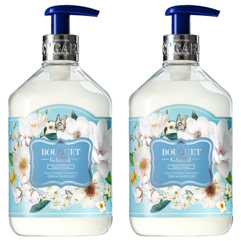 부케가르니 딥퍼퓸 트리트먼트 베이비파우더, 500ml, 2개