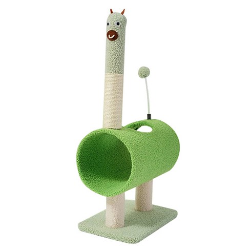 개츠비 고양이 숨숨집 캣타워, 그린, 1개