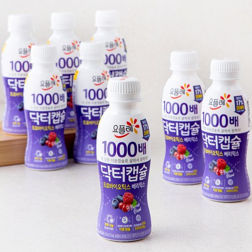 요플레 닥터캡슐 프로텍트 베리믹스, 1040ml, 2개 안노라 Best Top5