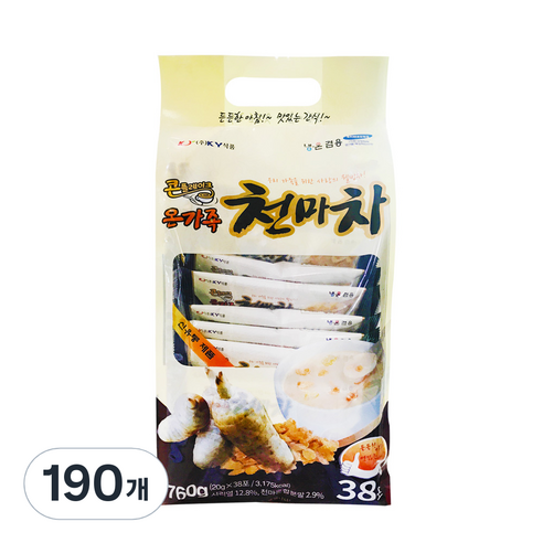 KY 콘플레이크 온가족 천마차, 760g, 5개, 38개입